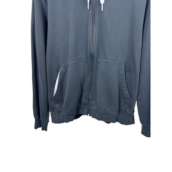 Puma Black Zip up Sweater Hoodie Men's Sweatshirt Embroidered Logo Size XXL - Picture 6 of 13